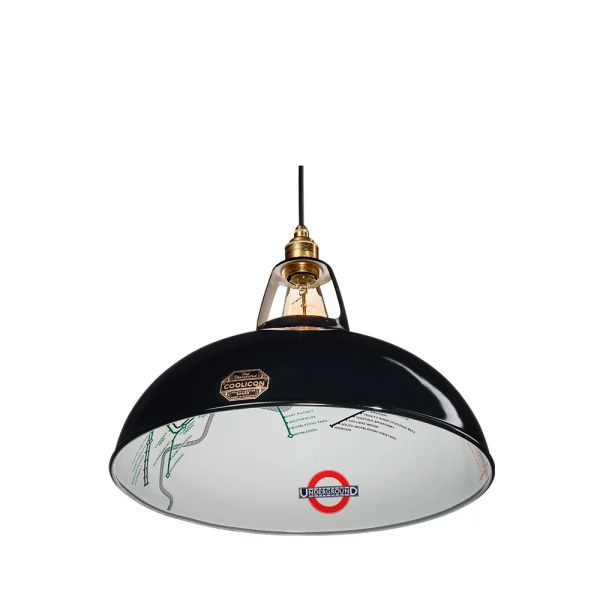 Coolicon - Large 1933 Design Pendelleuchte Northern Line Black