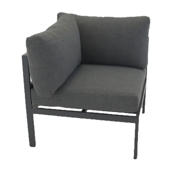 Copacabana Gartensofa Eckteil grau.