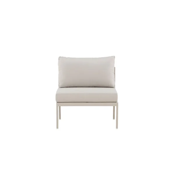 Copacabana Gartensofa Mittelsegment beige.
