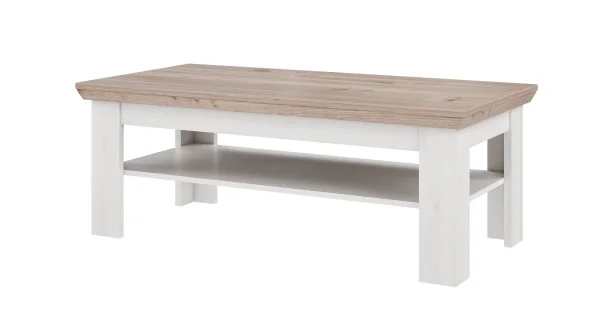 Couchtisch 120 cm Schneeeiche - Nelson Eiche - ILOPPA