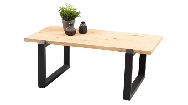 Couchtisch Artisan Eiche 110 x 60 cm Metallgestell - PRAG