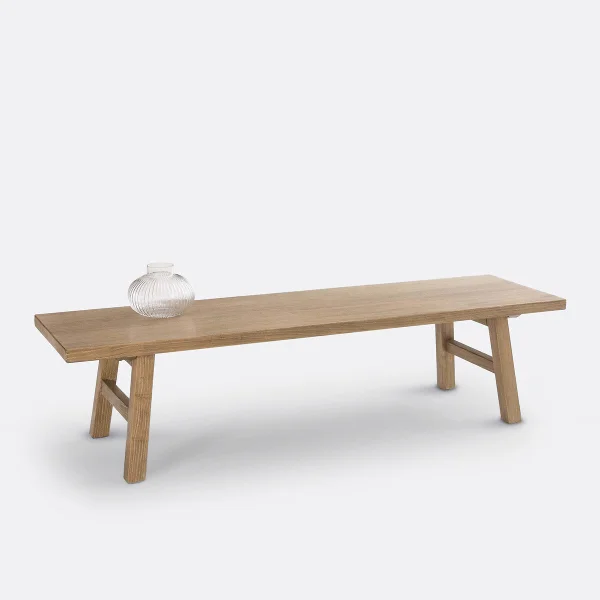 Couchtisch Asayo, Ulme Massiv