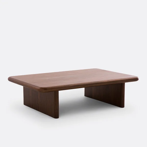 Couchtisch Curva, Nussbaum