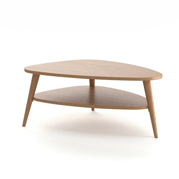 Couchtisch Quilda Im Vintage-look, 2 Platten