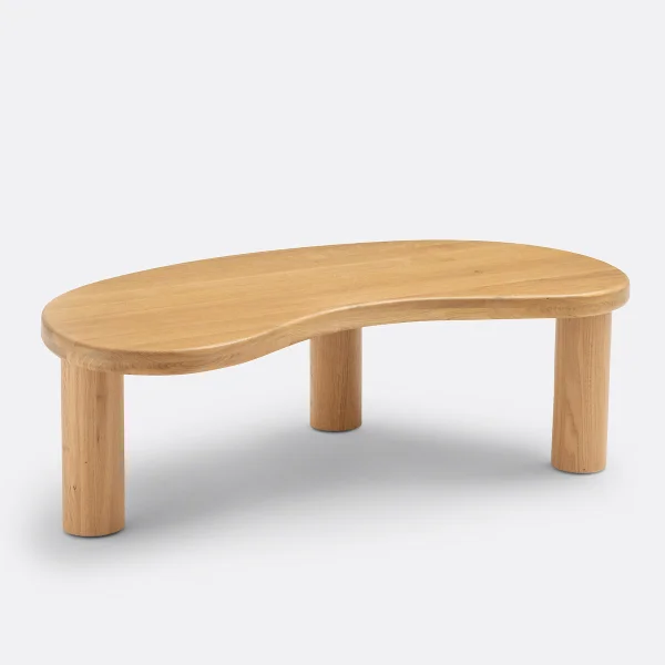 Couchtisch Rodi In Organischer Form, Eiche
