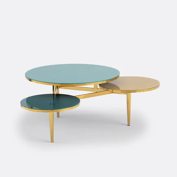 Couchtisch Ruben Mit 3 Glasplatten