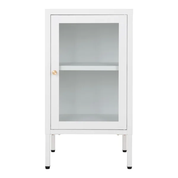 Dalby Vitrinenschrank 1 Glastür weiß.