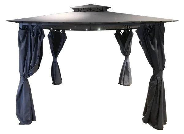 Danni Pavillon grau, schwarz.