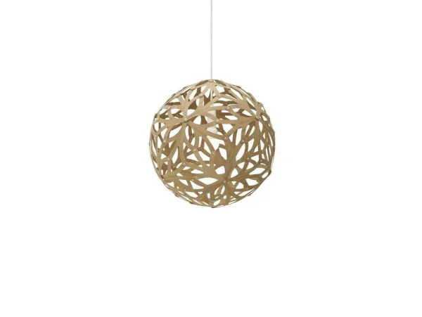 David Trubridge - Floral Pendelleuchte Ø40 Bamboo