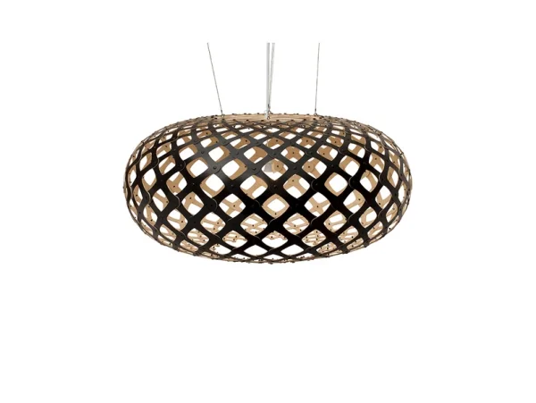 David Trubridge ltd - Kina Pendelleuchte Ø140 Schwarz 1 Seite David Trubridge