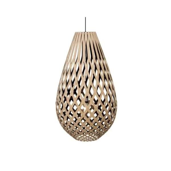 David Trubridge ltd - Koura Pendelleuchte H100 Schwarz 1 Seite David Trubridge