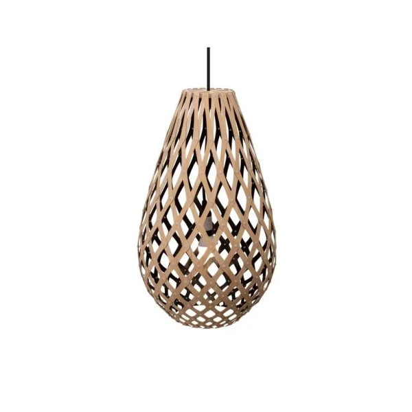 David Trubridge ltd - Koura Pendelleuchte H50 Schwarz 1 Seite David Trubridge