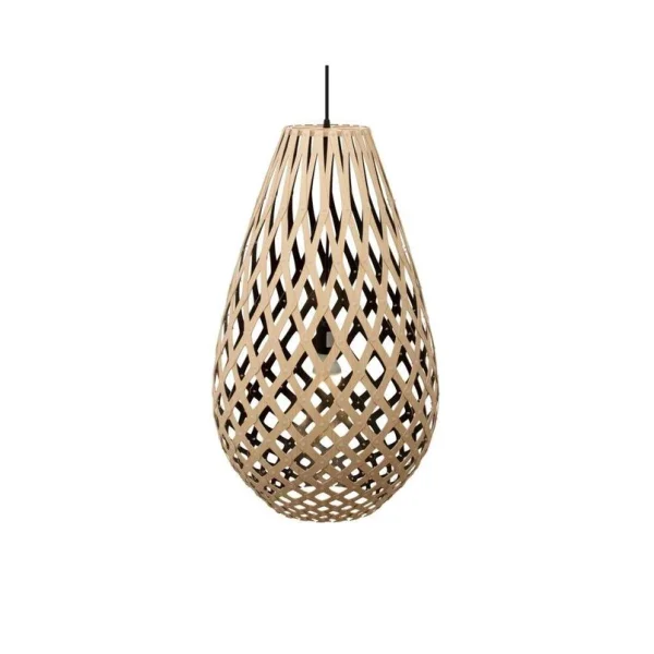 David Trubridge ltd - Koura Pendelleuchte H75 Schwarz 1 Seite David Trubridge