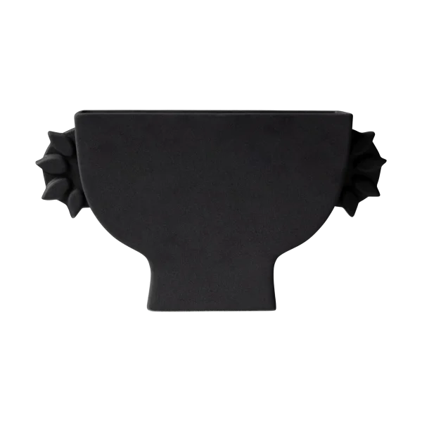 DBKD Flache Vase 16 cm Black