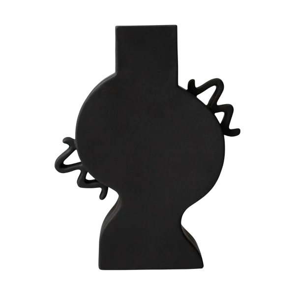 DBKD Flache Vase 33 cm Black