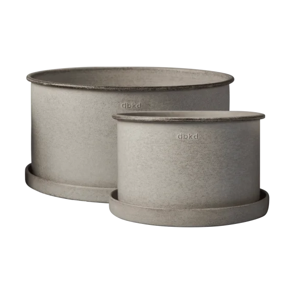DBKD Plant bowl Blumentopf 2er Pack Beige