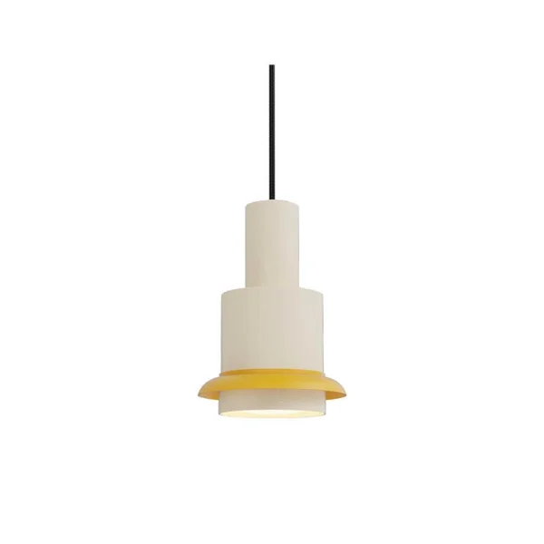 DCW - Chaumont Pendelleuchte Ø15xH22 White/Yellow