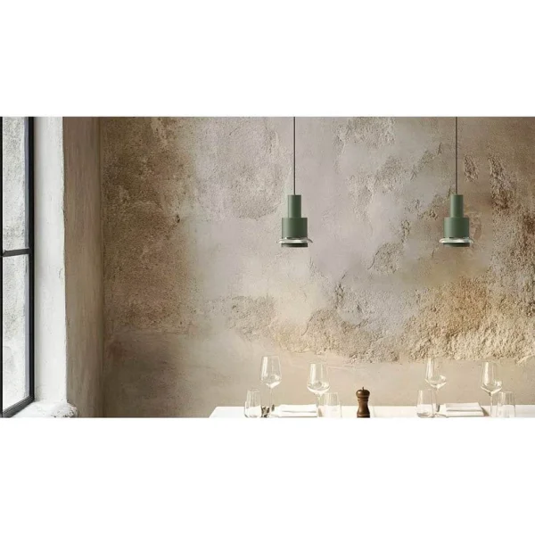 DCW - Chaumont Pendelleuchte Ø19xH28 Green/Nickel