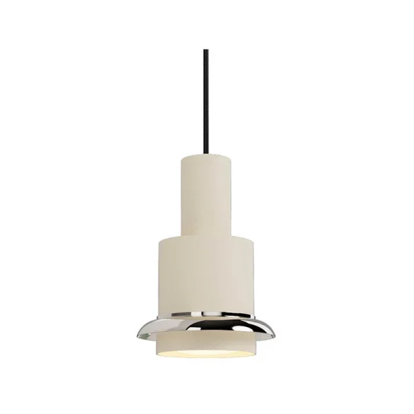 DCW - Chaumont Pendelleuchte Ø19xH28 White/Nickel
