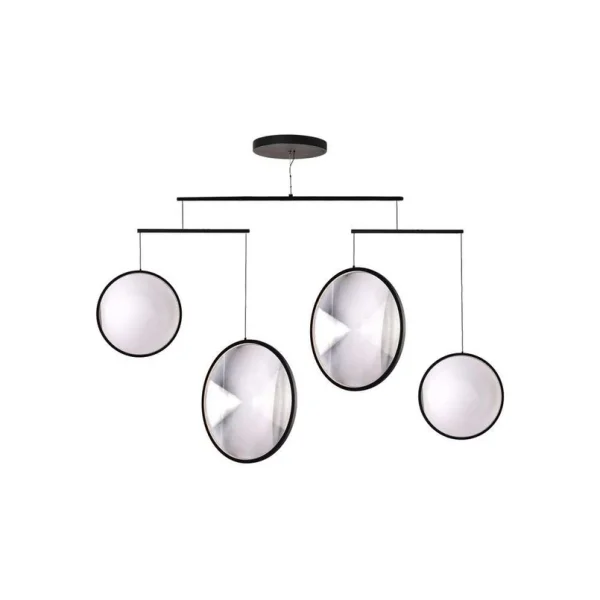 DCWéditions - Focus 4 Pendelleuchte Black DCW