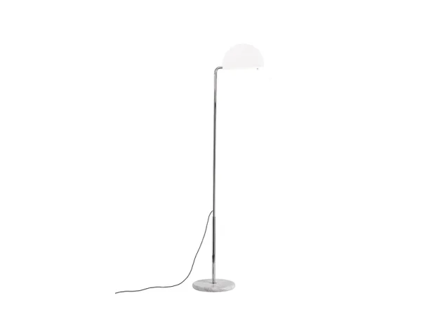DCWéditions - Mezzaluna Stehleuchte White Marble/White DCW