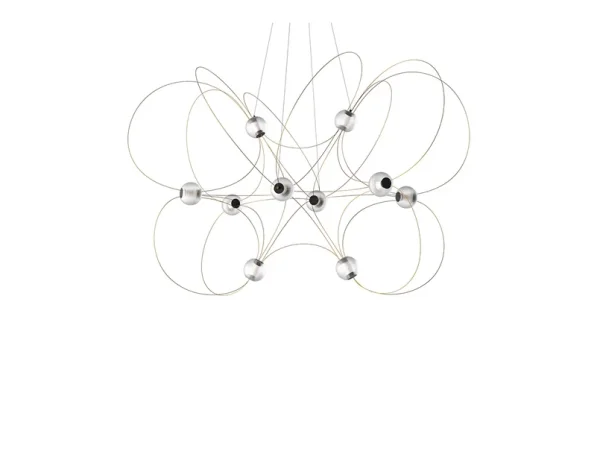 DCWéditions - Munari 10 Pendelleuchte Gold DCW