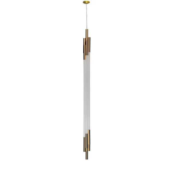 DCWéditions - Org Pendelleuchte Vertical 1600 Gold DCW