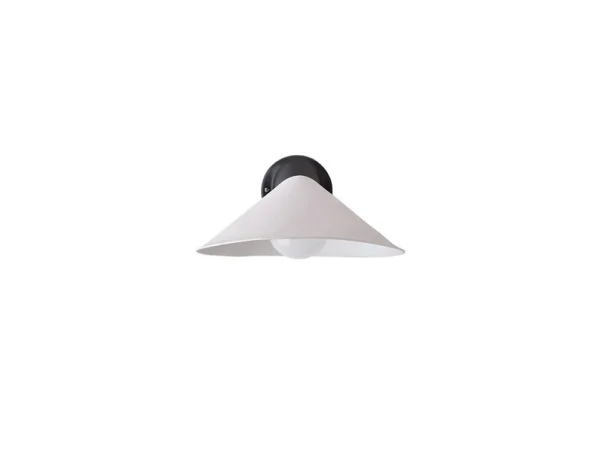DCWéditions - Plume Wandleuchte IP44 Black/Porcelain DCW