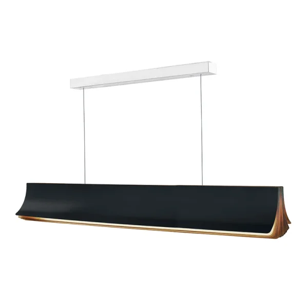 DCWéditions - Respiro 1200 Pendelleuchte Schwarz/Gold DCW
