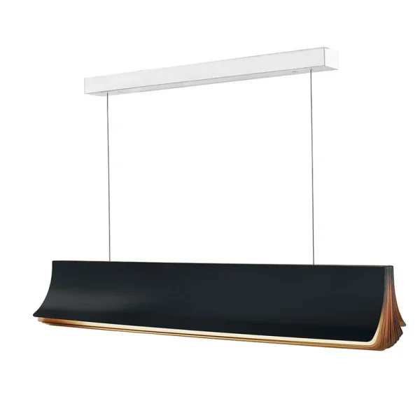 DCWéditions - Respiro 900 Pendelleuchte Schwarz/Gold DCW