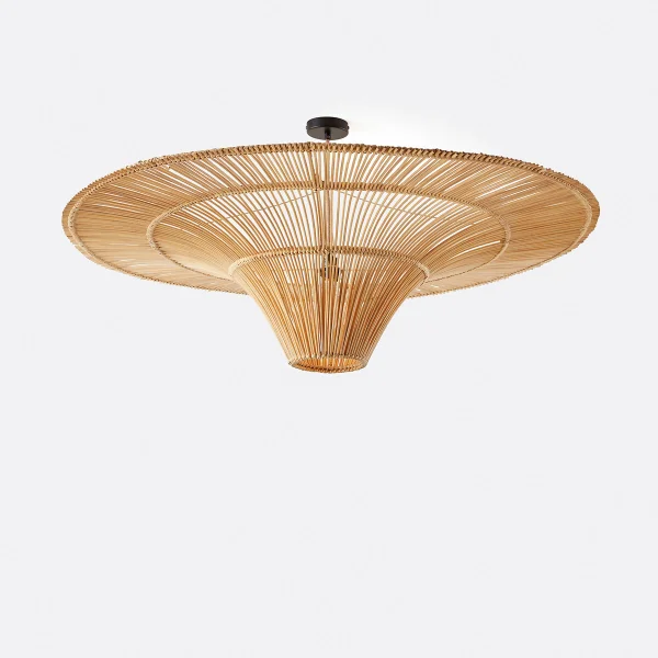 Decken-/hängeleuchte Junita, Rattan, Ø 120 Cm
