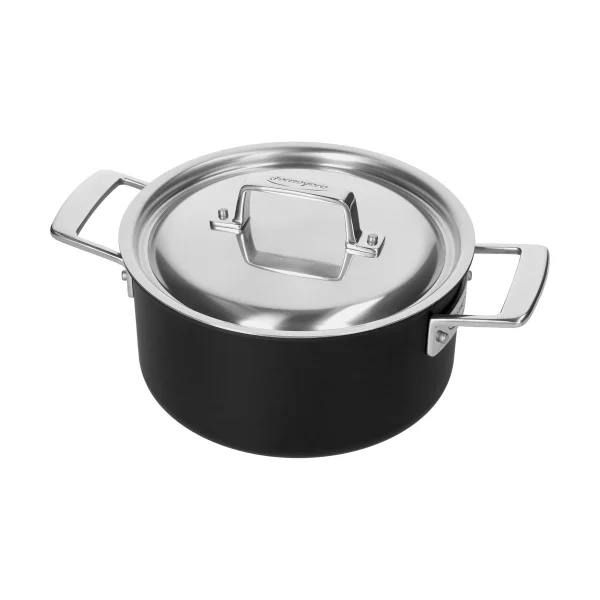 Demeyere Demeyere Black 5 Kochtopf  5-ply Edelstahl 3 l