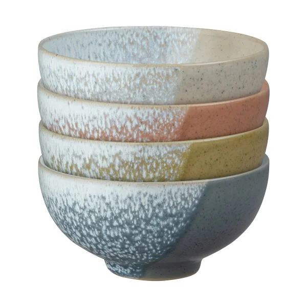 Denby Kiln Accents Schale Ø13 cm 4 Stück Multi