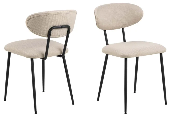 Denise Esszimmerstuhl beige.