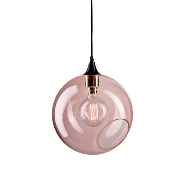 DESIGN BY US - Ballroom XL Pendelleuchte, rosa, Ø 33 cm