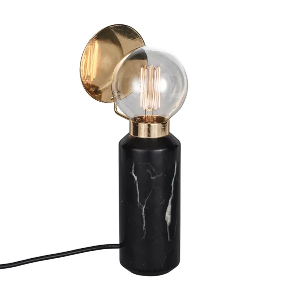 Design By Us - Blindspot Tischleuchte Black Marble