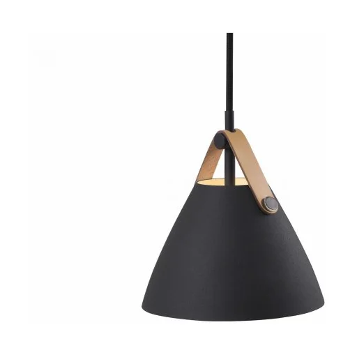 Design For The People Strap Pendelleuchte Ø17 cm Schwarz