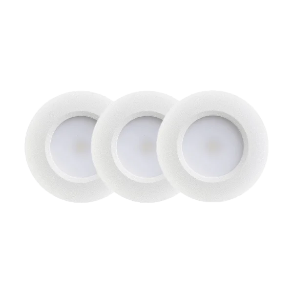 Designlight Designlight Downlight inklusive Treiber und Verkabelung 3er-Pack QB-307MW Weiß