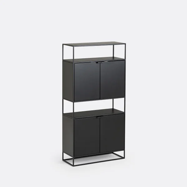 Dielenschrank Hiba Mit 4 Türen, Stahl