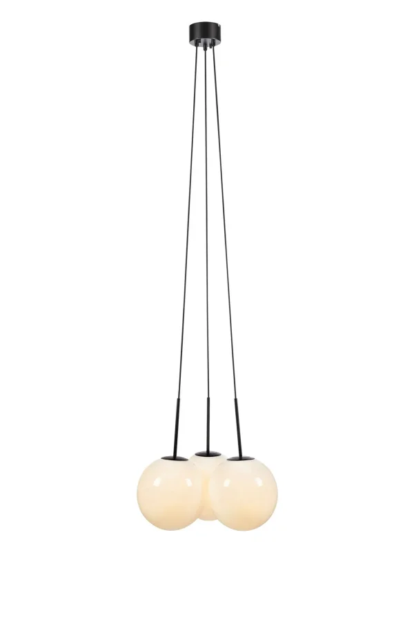 Dione Deckenlampe Schwarz/Weiß Runde