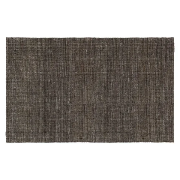 Dixie Juteteppich Filip 290x190 cm Schwarz gesprenkelt