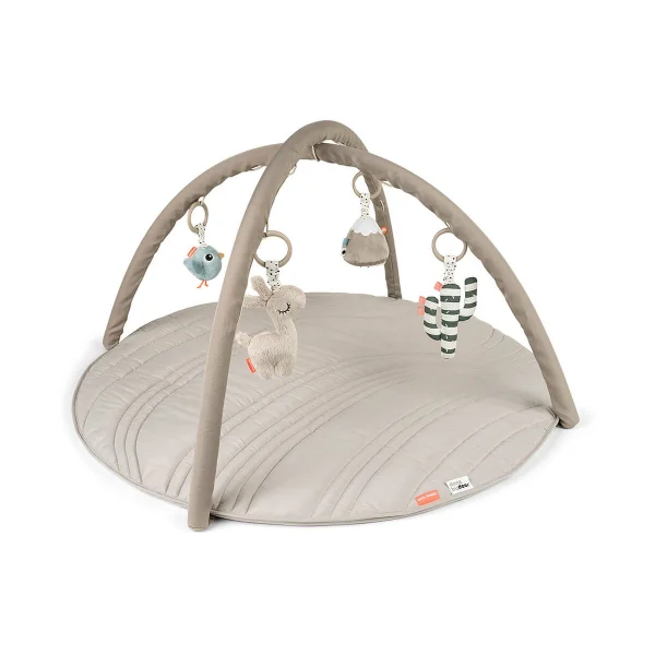 Done by deer Lalee Baby Spielmatte Ø90 cm Sand