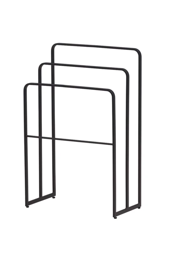 Drammen Wandgarderobe Handtuchhalter Stahl schwarz.