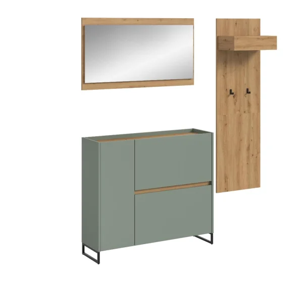Drive Garderobenmöbel Set D15 Salbeidekor.