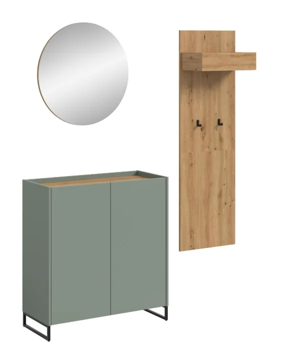 Drive Garderobenmöbel Set D16 Salbeidekor.