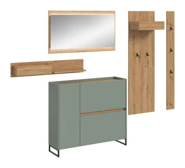 Drive Garderobenmöbel Set D20 Salbeidekor.