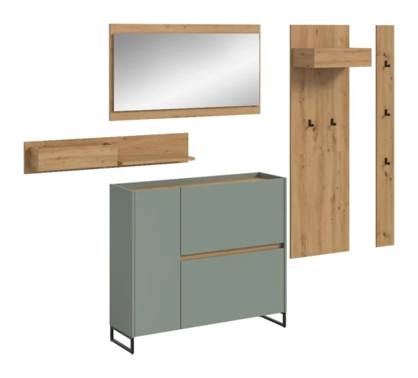 Drive Garderobenmöbel Set D21 Salbeidekor.
