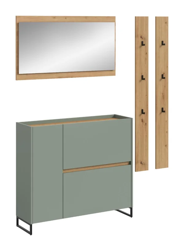Drive Garderobenmöbel Set D24 Salbeidekor.