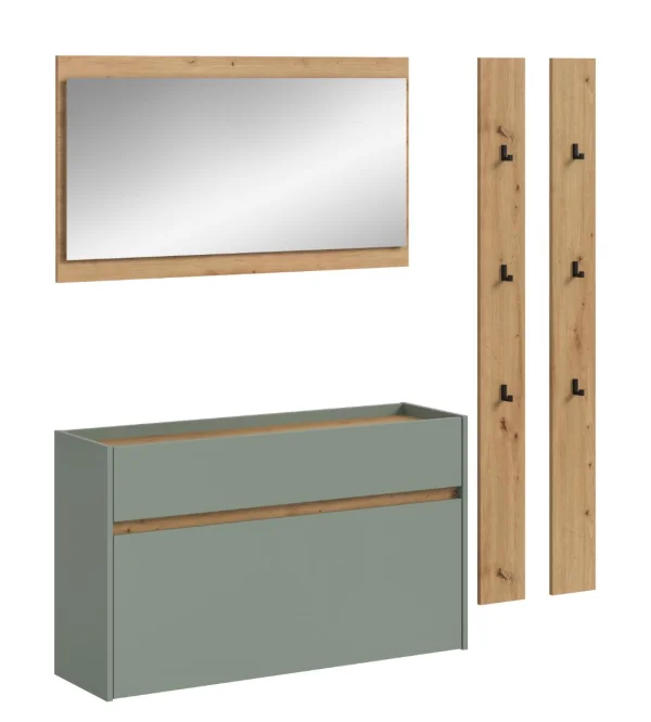 Drive Garderobenmöbel Set D28 Salbeidekor.