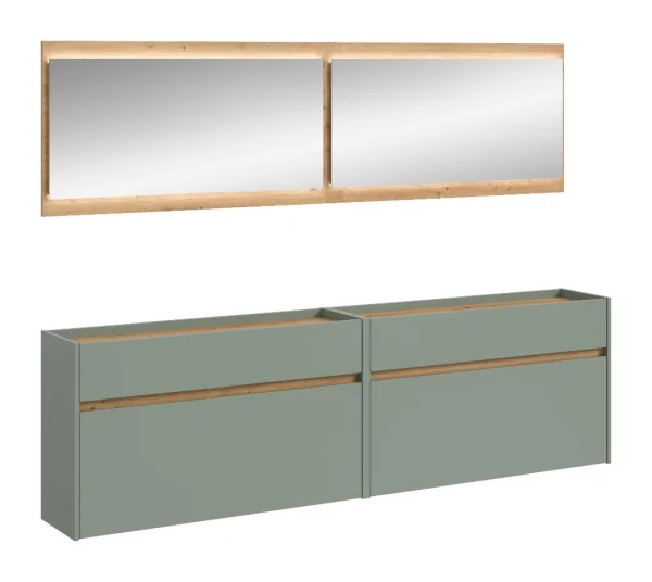 Drive Garderobenmöbel Set D31 Salbeidekor.
